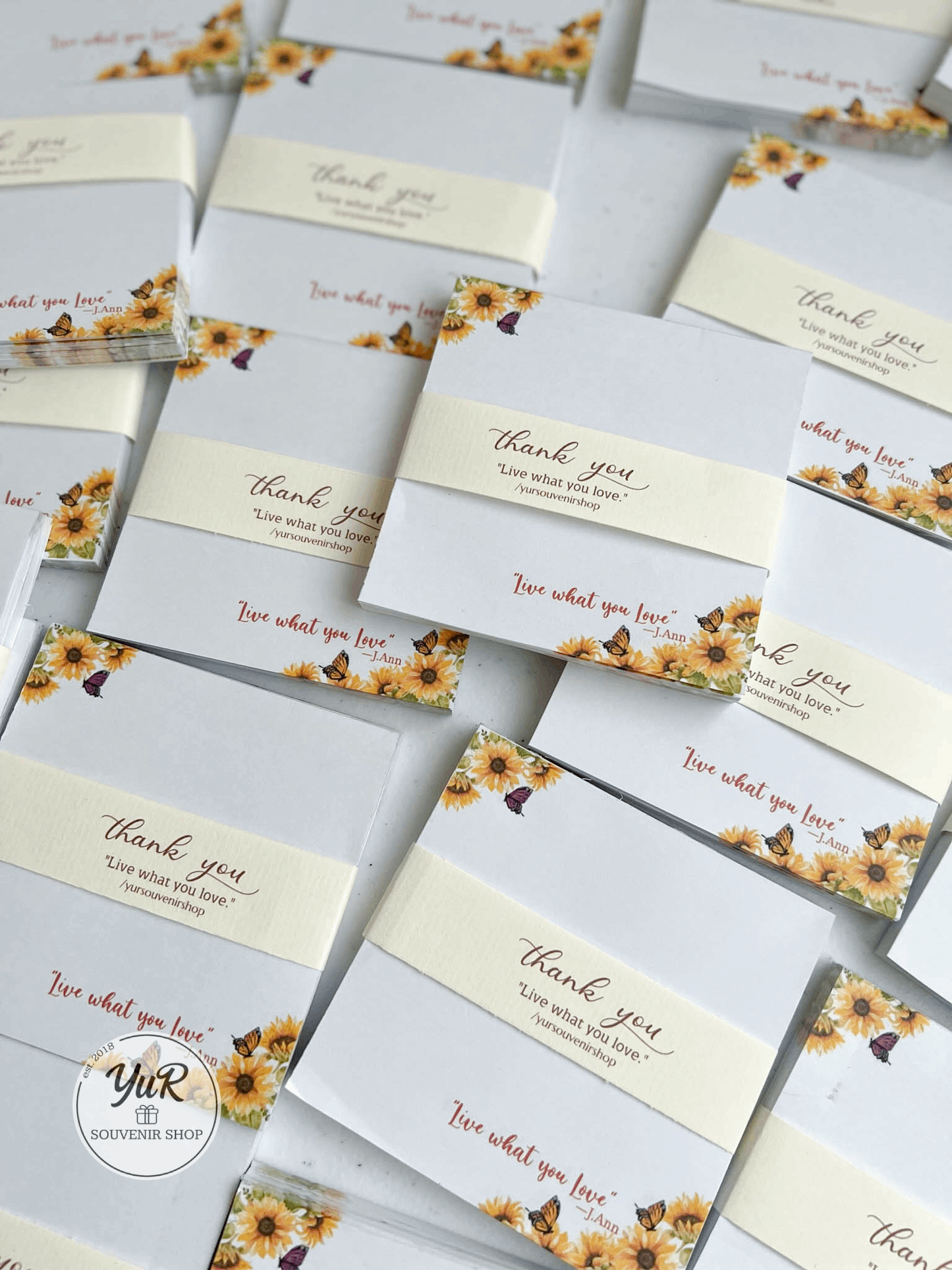 Memo Pad (wedding/birthdays)