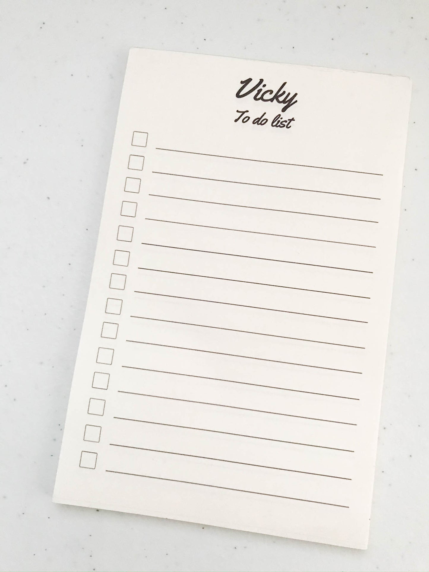 To-Do list pad