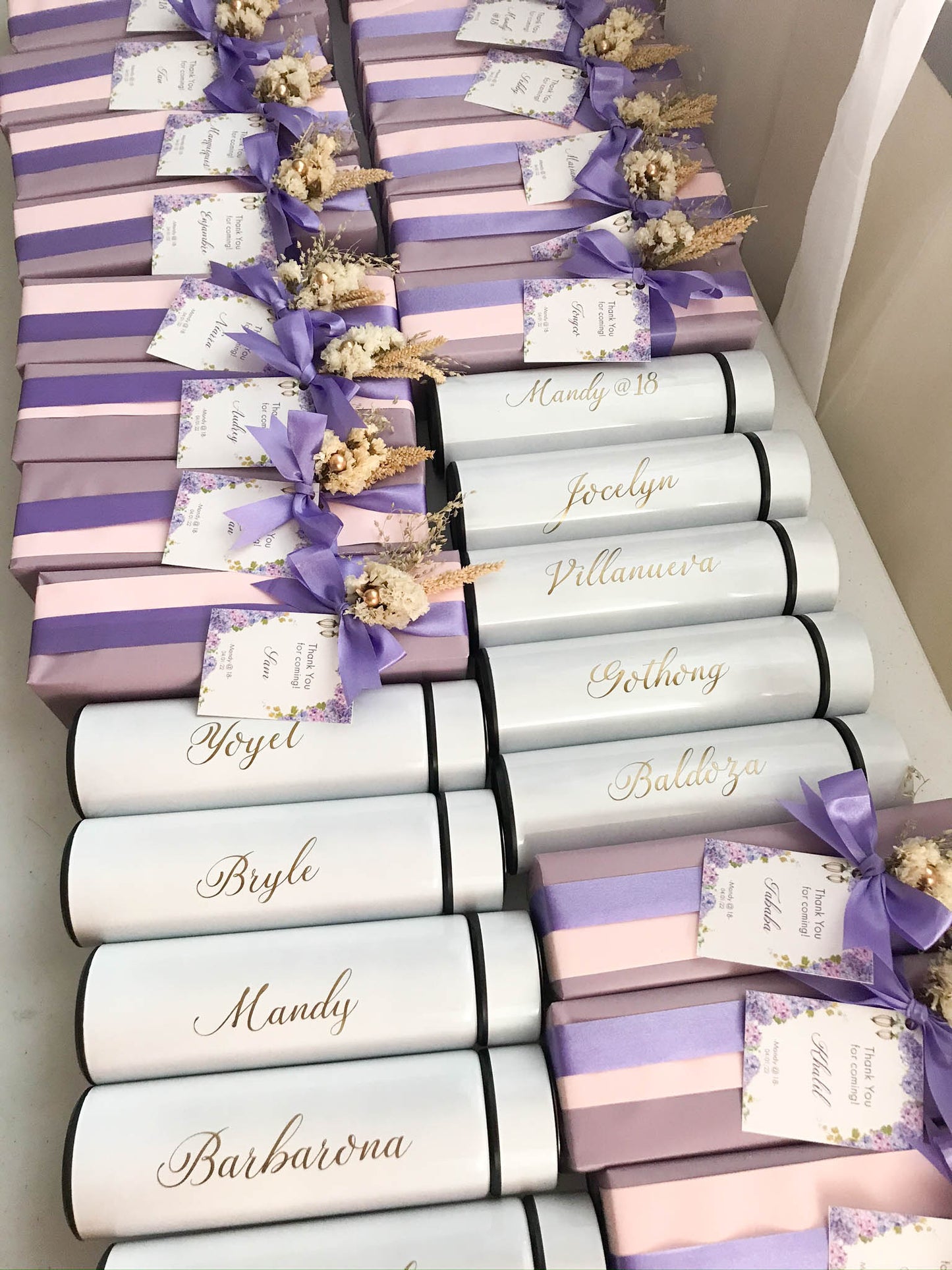 Tumbler with wrapping