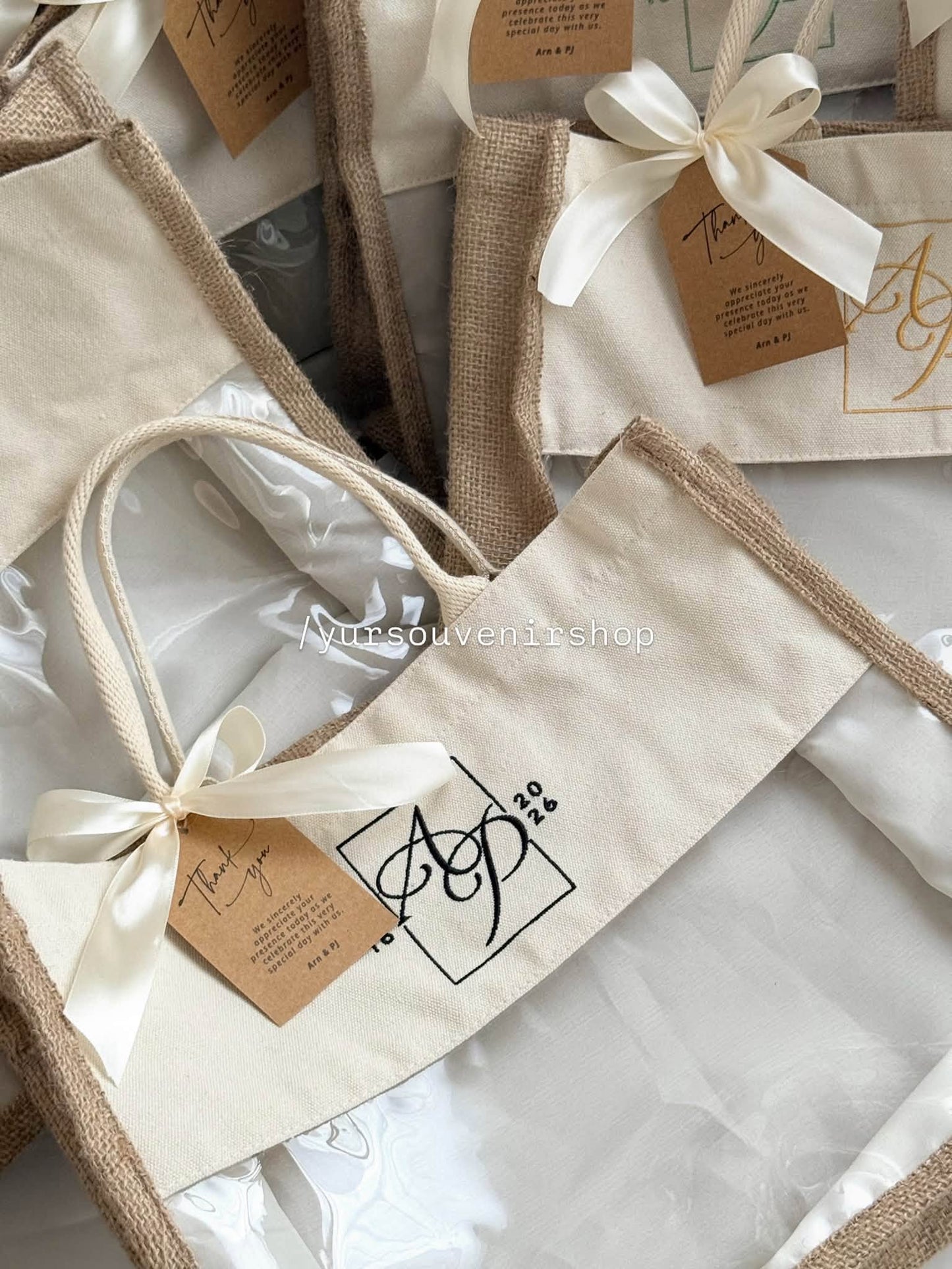 Burlap Jute Bag (Transparent)