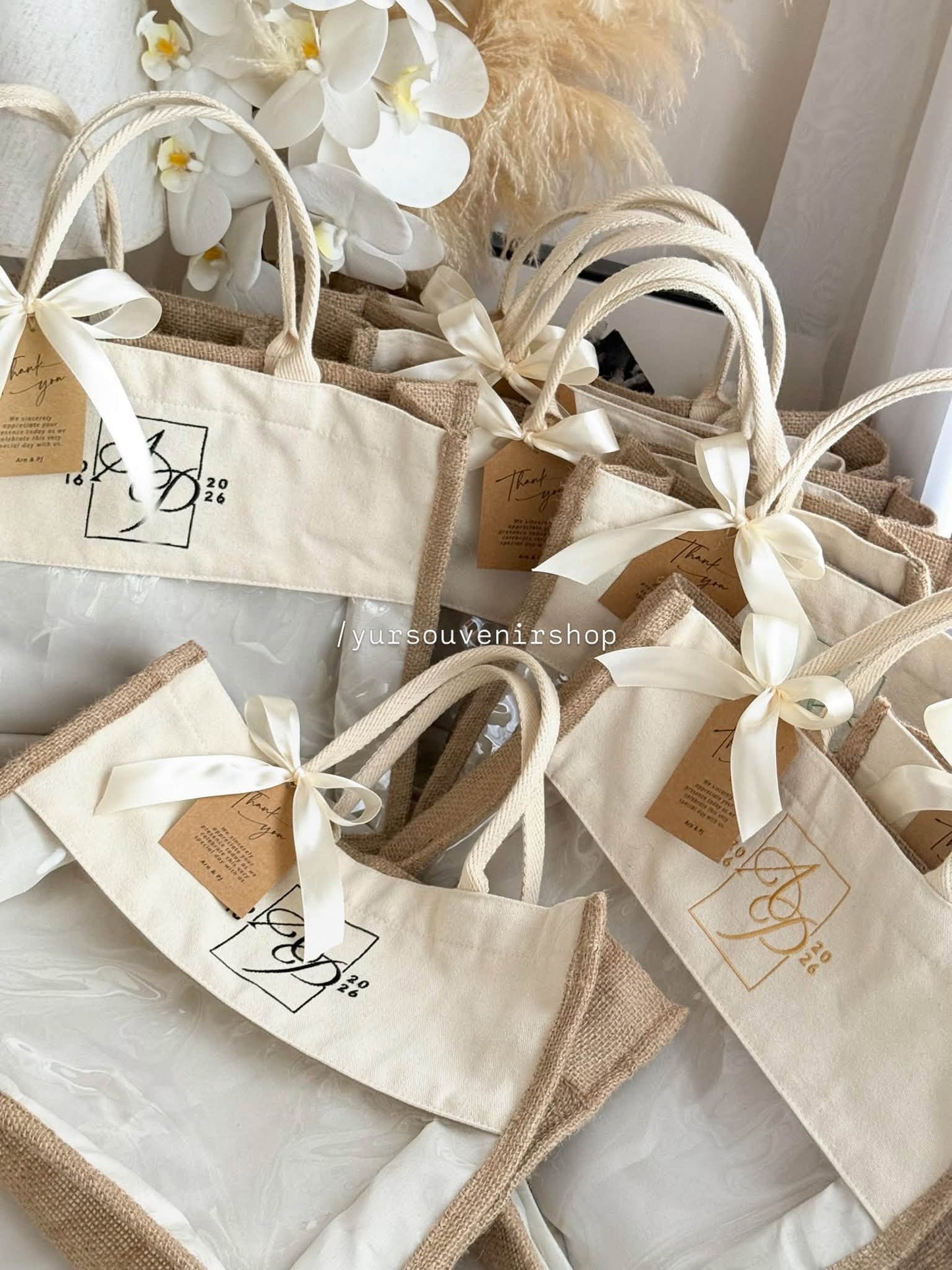 Burlap Jute Bag (Transparent)