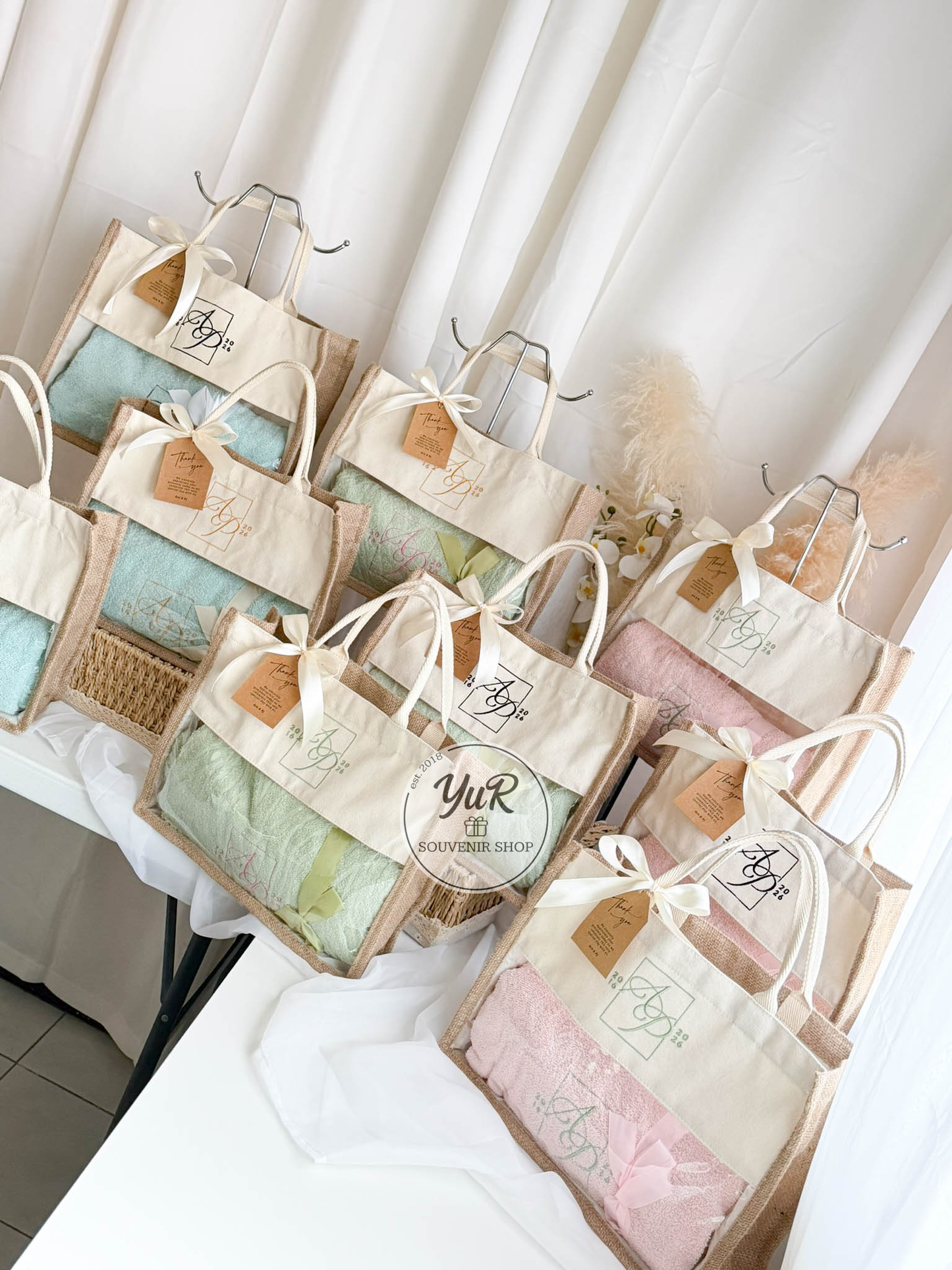 Burlap Jute Bag (Transparent)