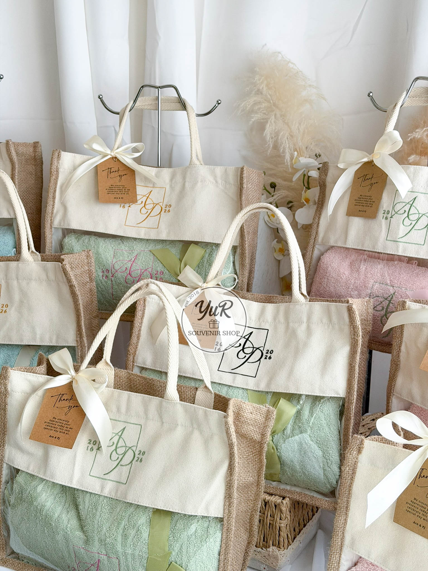 Burlap Jute Bag (Transparent)