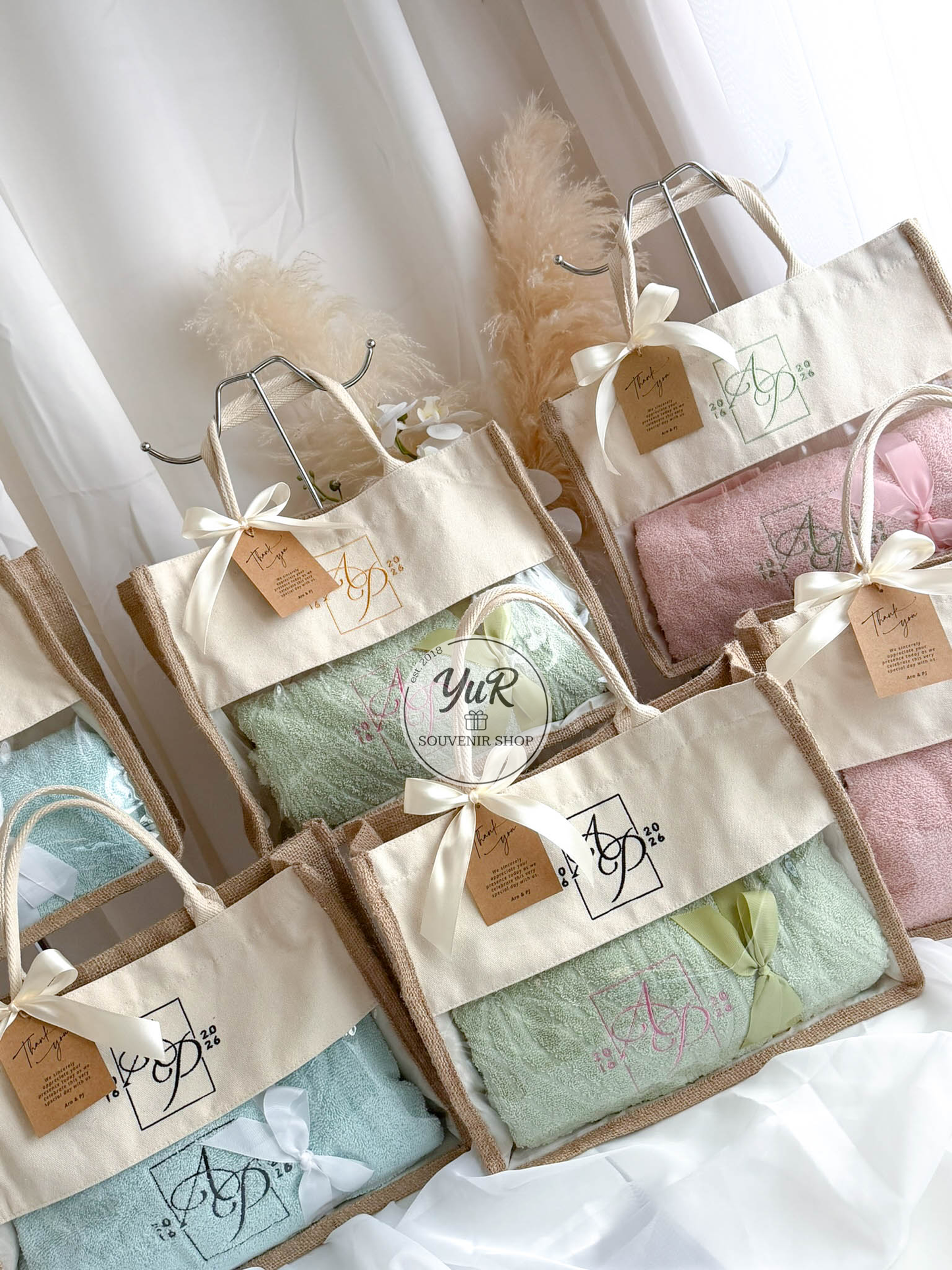 Burlap Jute Bag (Transparent)