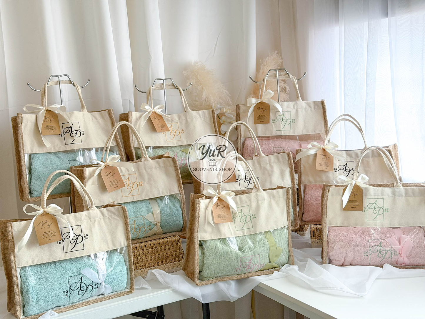 Burlap Jute Bag (Transparent)
