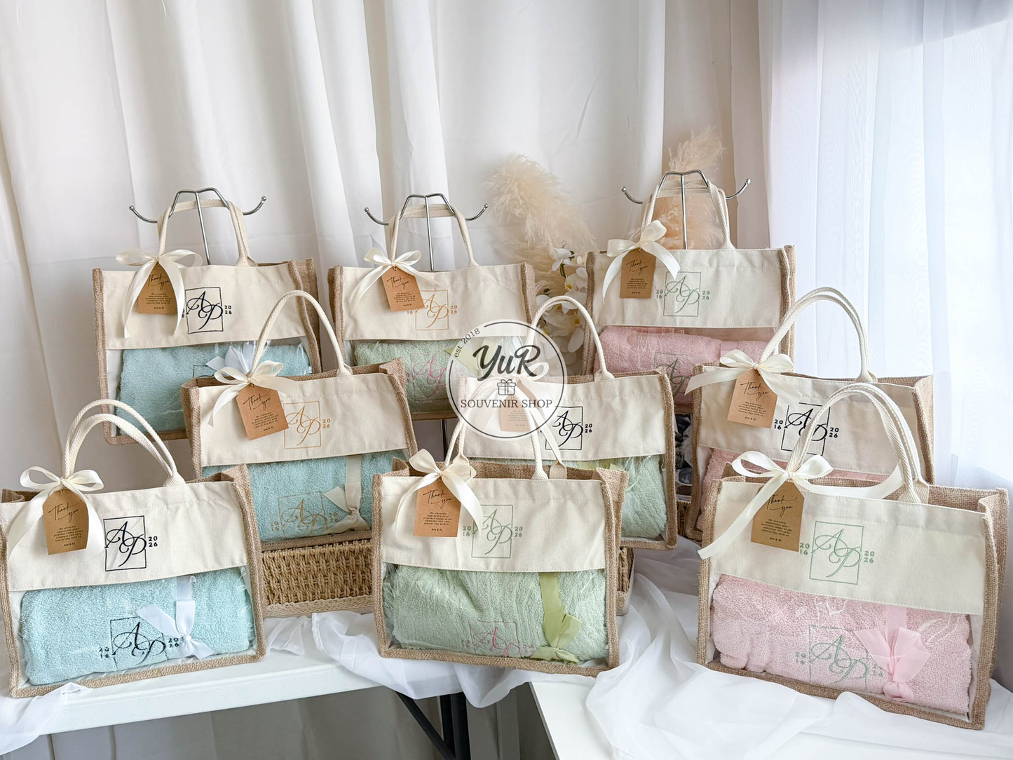Burlap Jute Bag (Transparent)