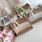 Burlap Bag w/ ruffles