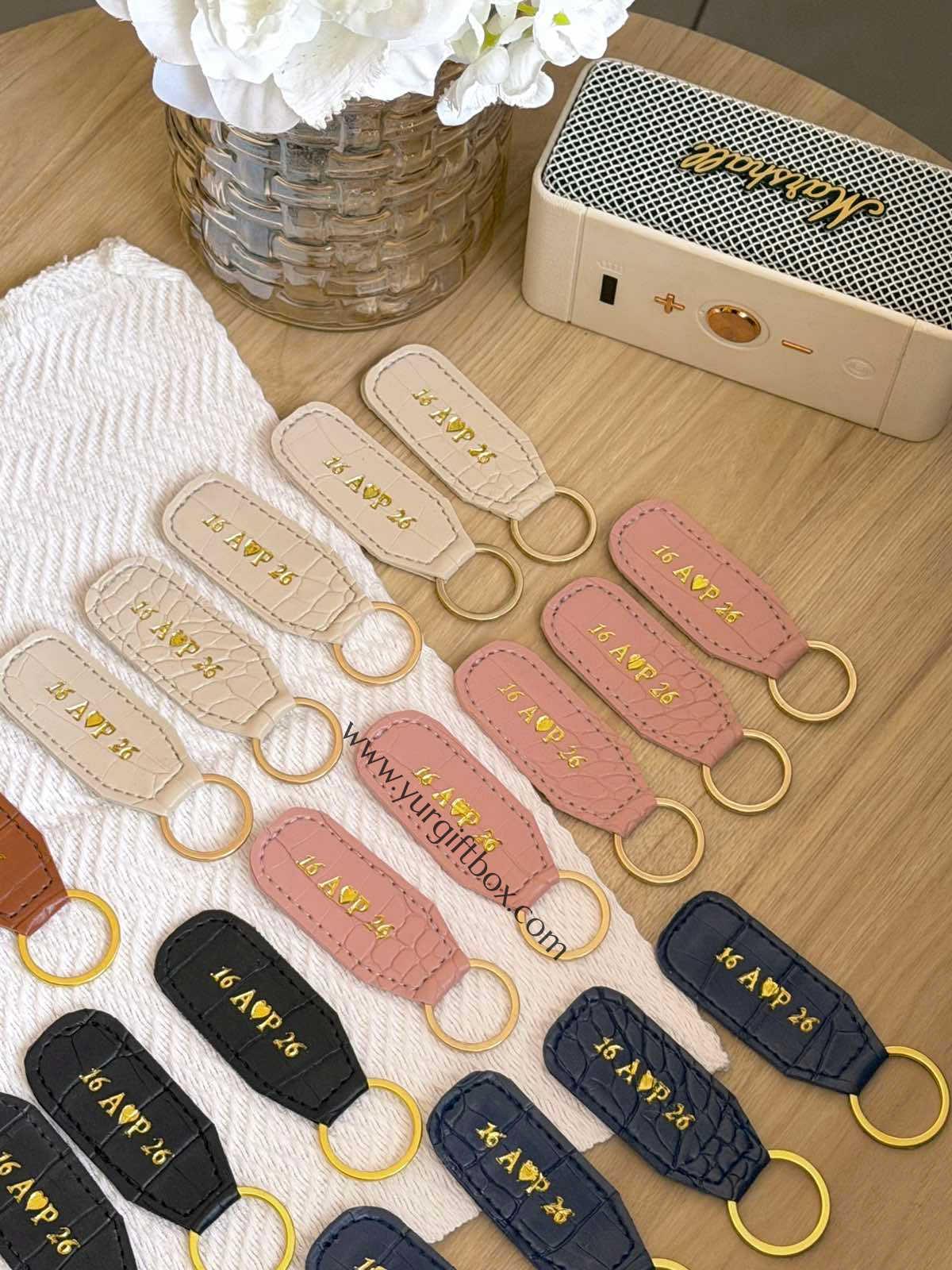 Keychain (Croco Leather)