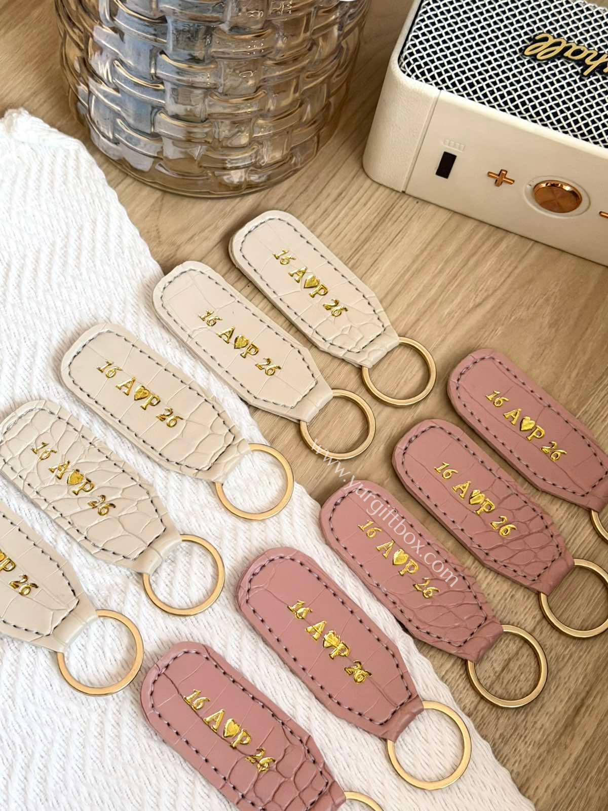 Keychain (Croco Leather)