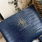 Leather Pouch (Croco) FLAT
