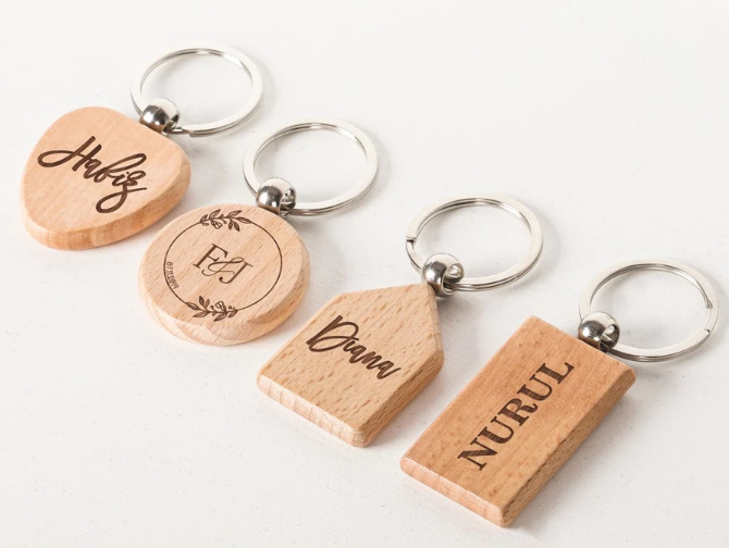 Wooden Keychain