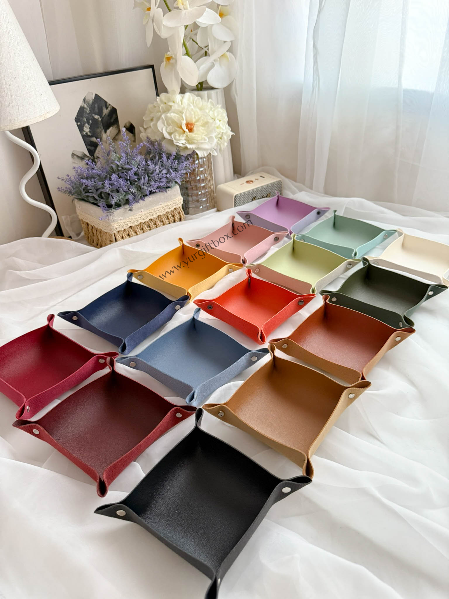 Trinket Tray Set (leather)