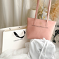 Leather Tote Bag (Croco)