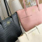 Leather Tote Bag (Croco)