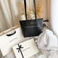 Leather Tote Bag (Croco)