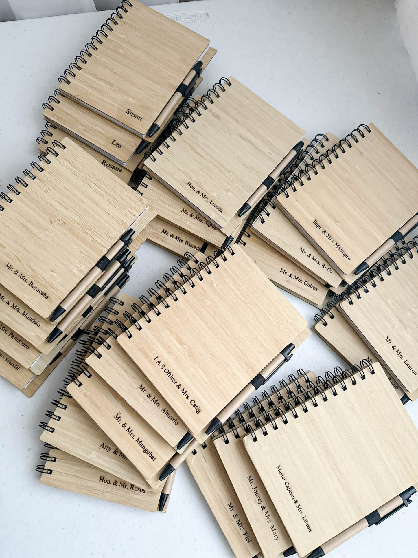 Bamboo notebook