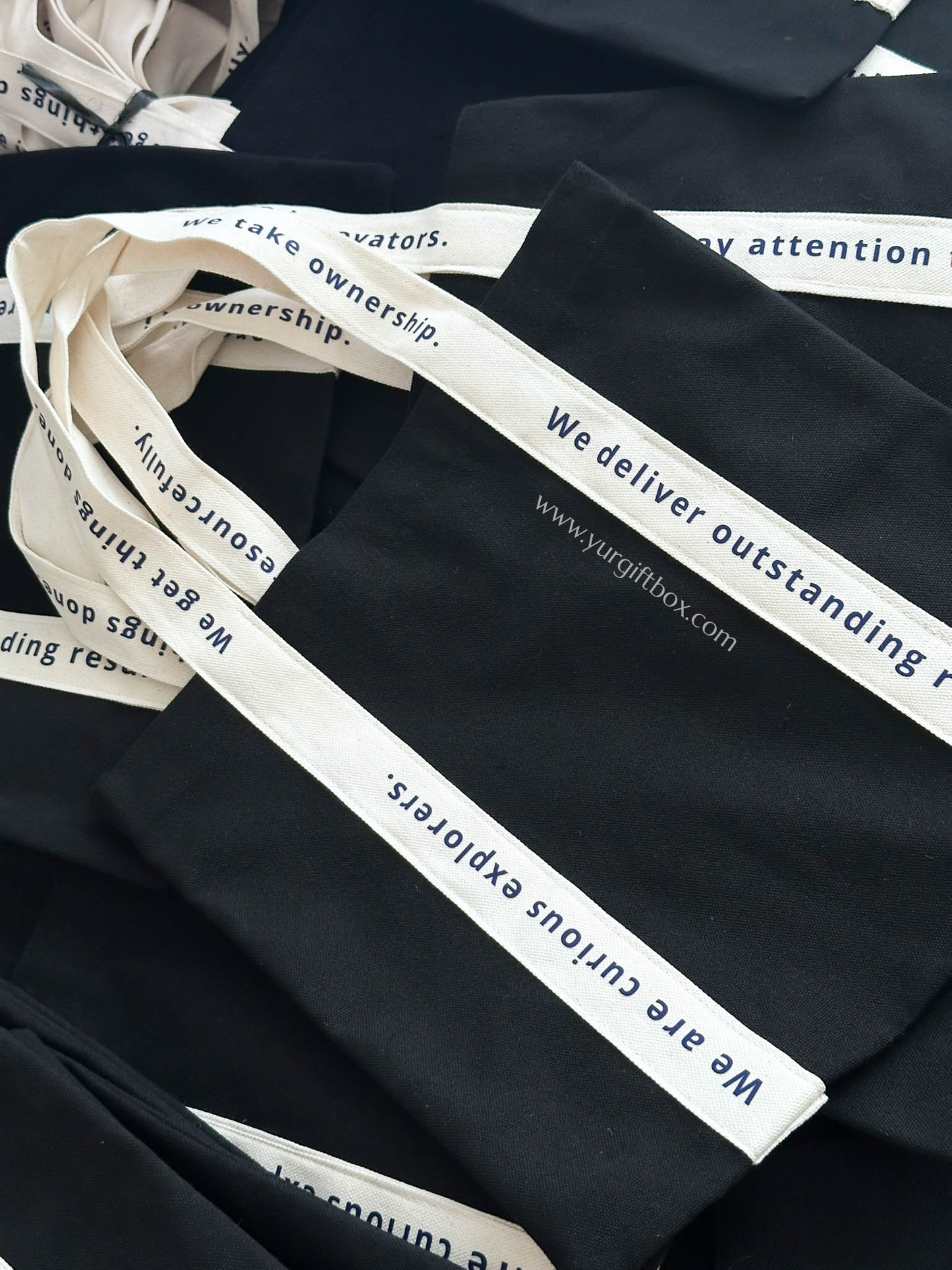 Tote Bag w/ DTF printed strap