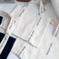 Tote bag w/ DTF printed strap