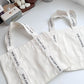 Tote bag w/ DTF printed strap