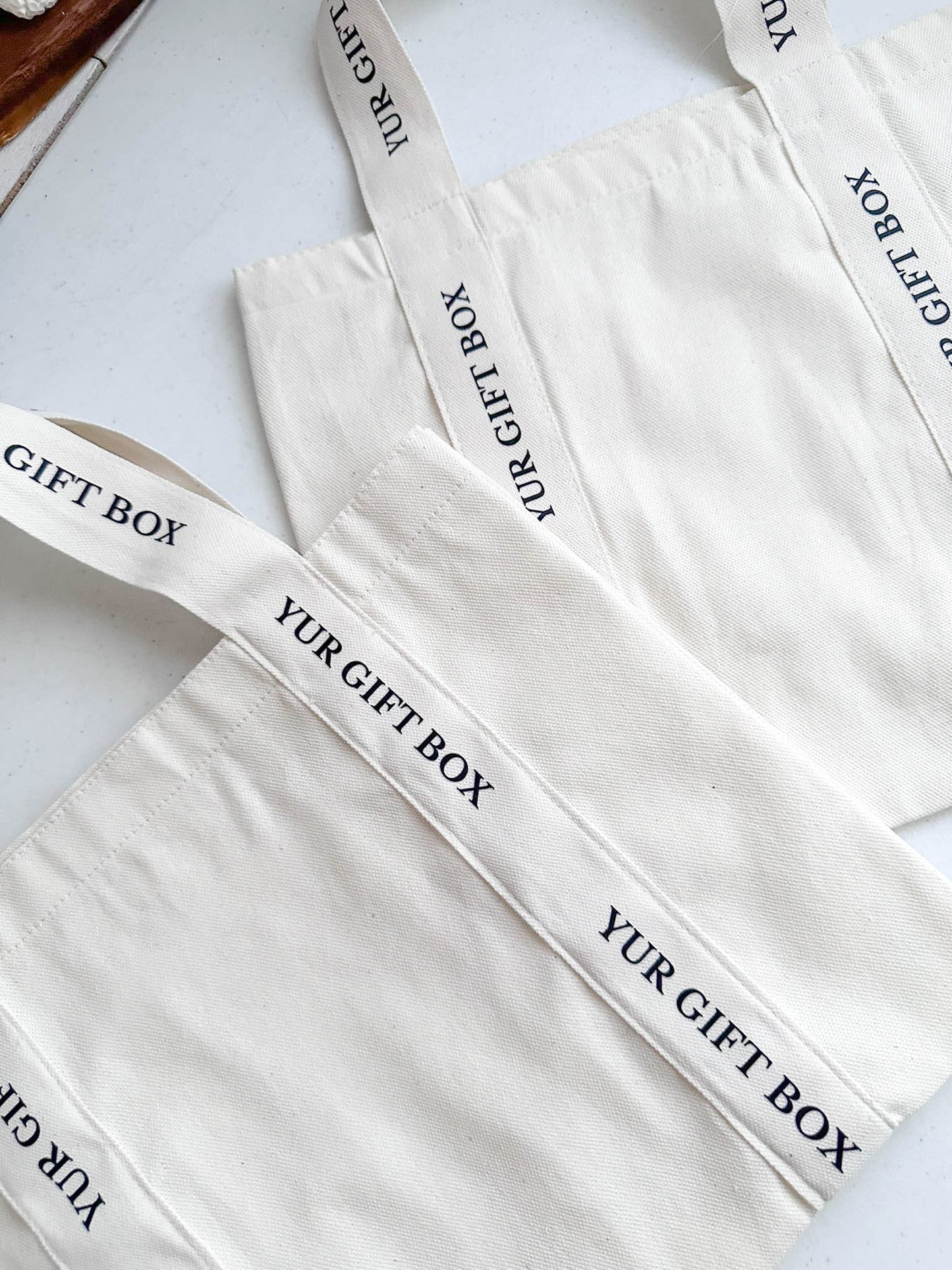 Tote bag w/ DTF printed strap