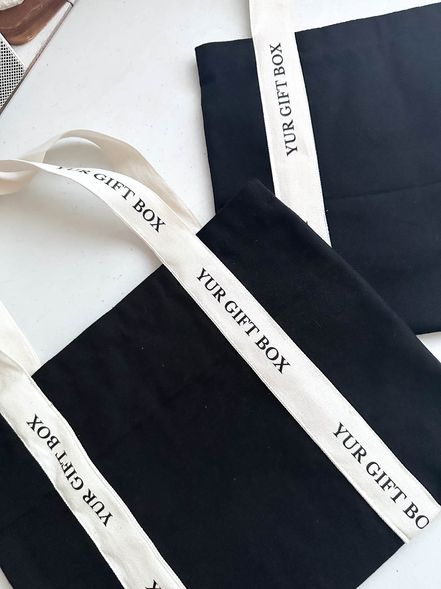 Tote bag w/ DTF printed strap