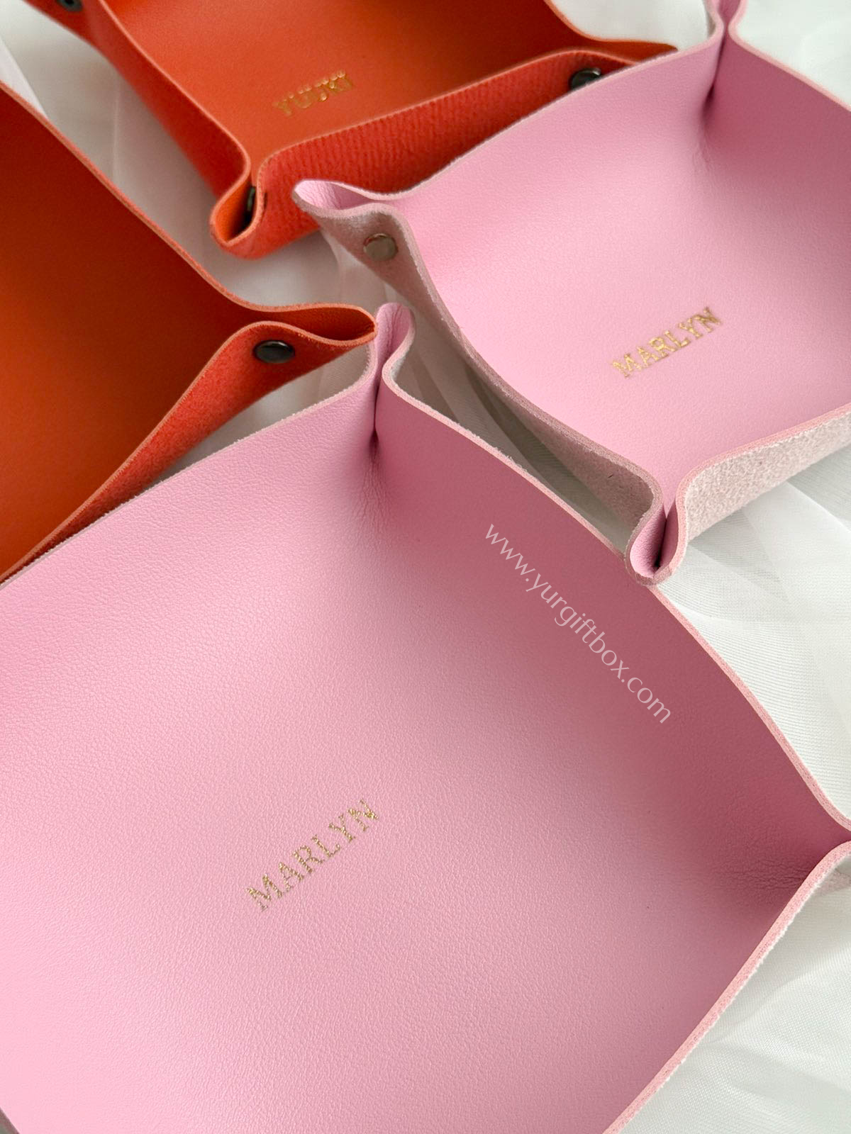 Trinket Tray Set (leather)