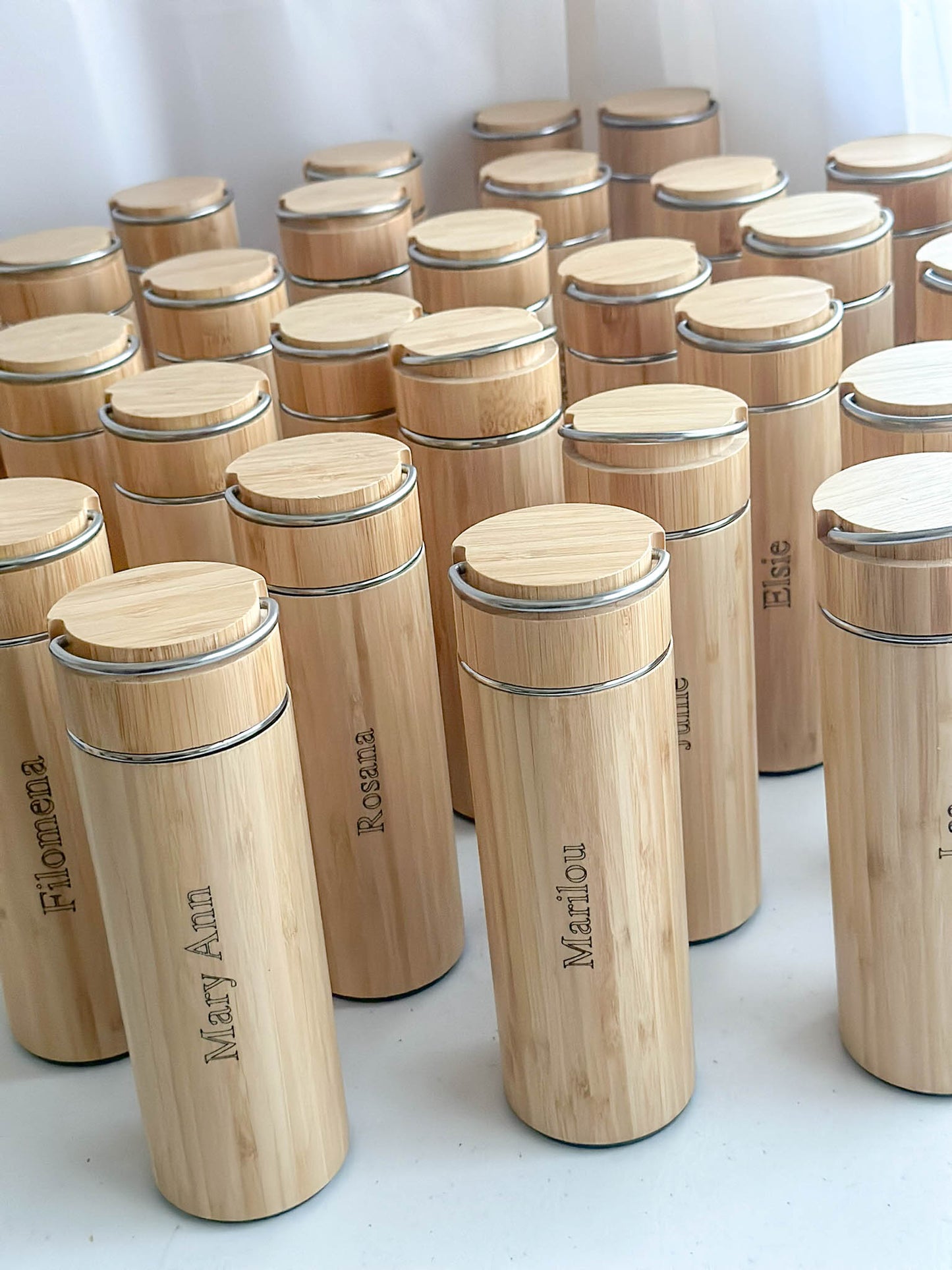 Bamboo Tumbler w/ handle