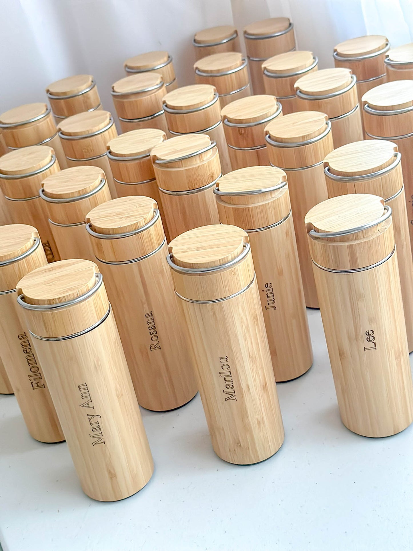 Bamboo Tumbler w/ handle