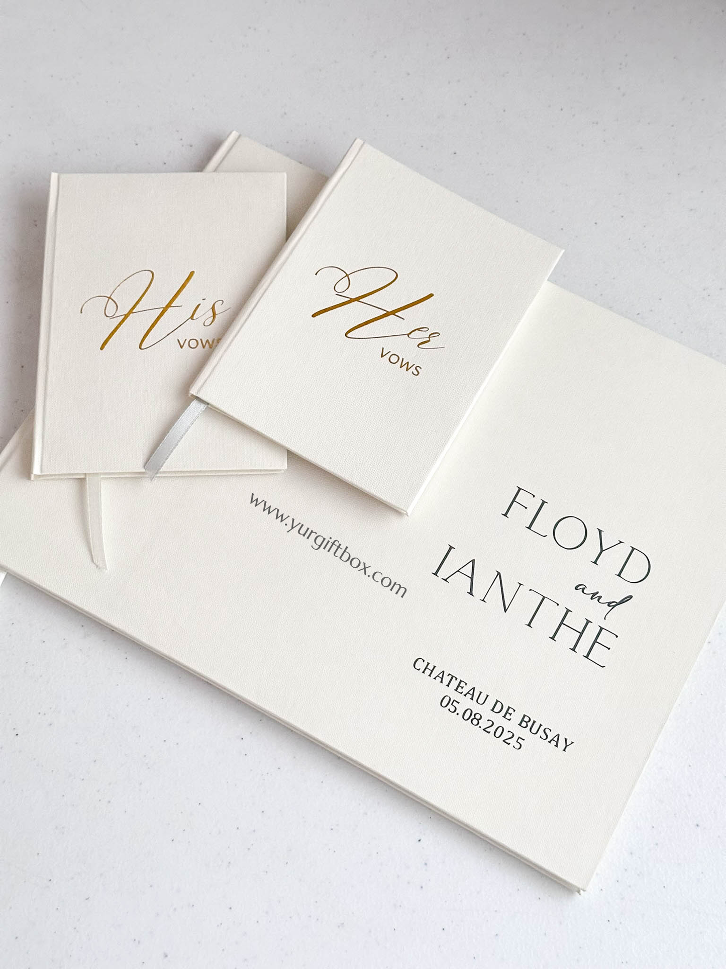 Vows Booklet & Guest Book
