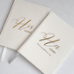 Vows Booklet & Guest Book