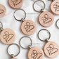 Wooden Keychain