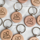 Wooden Keychain