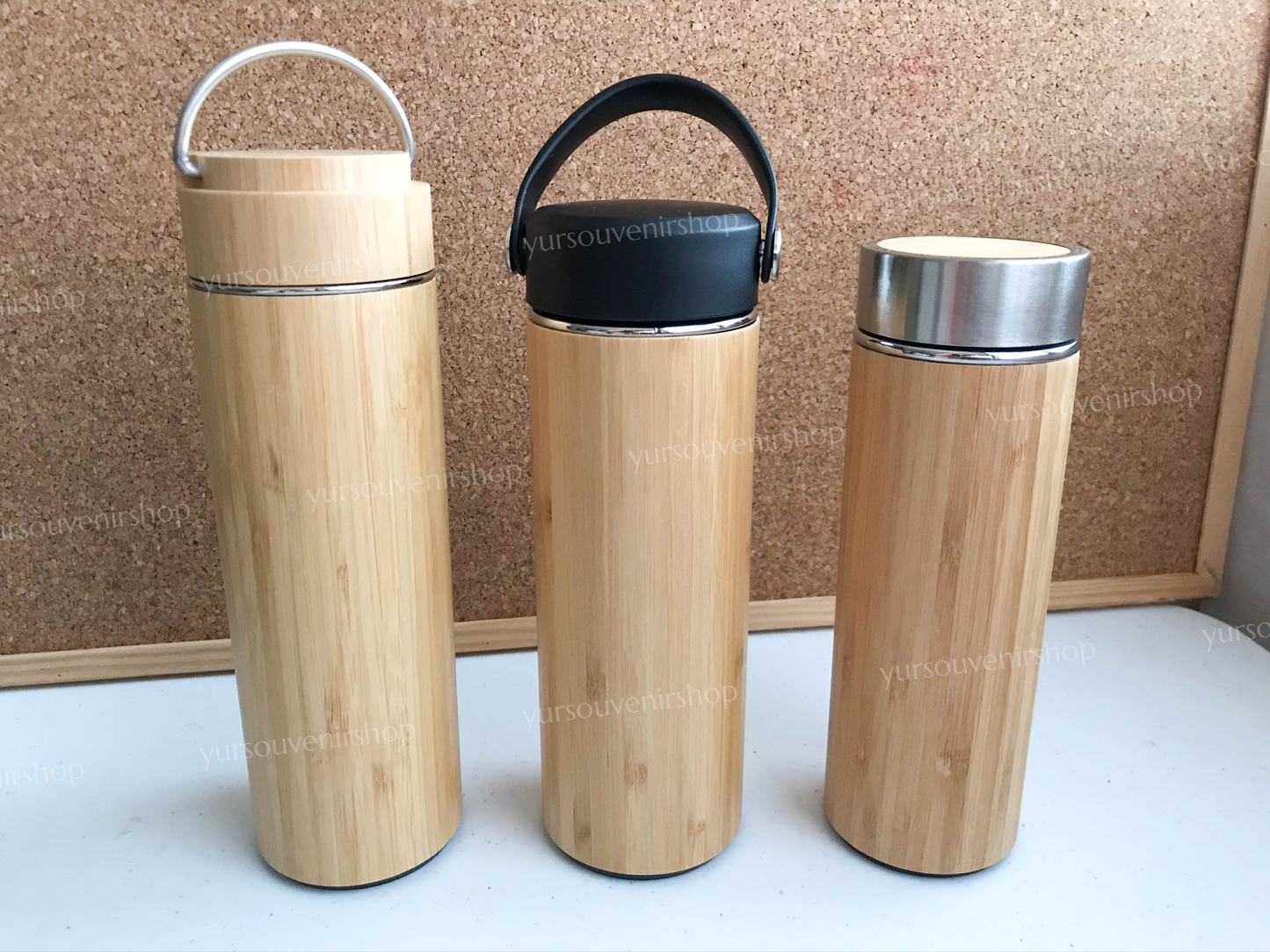 Bamboo Tumbler w/ handle