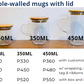 Double walled mugs