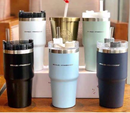 Tumbler with straw