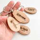 Wooden Keychain